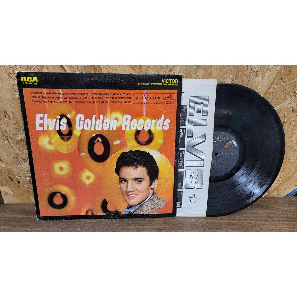 1973 Elvis' Golden Records LP Vinyl Record
